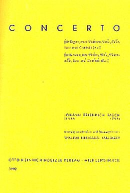 Johann Friedrich Fasch Notenblätter Concerto