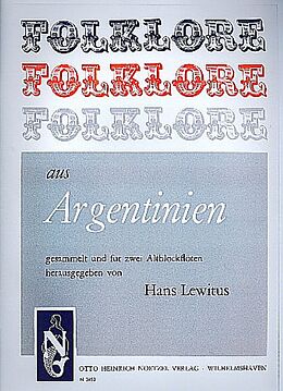  Notenblätter Folklore aus Argentinien