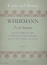 Karl Friedrich Weidemann Notenblätter 2 Sonaten aus op.3 (Nr.3 und