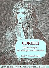 Arcangelo Corelli Notenblätter 12 Sonaten op.5 Band 5 (Nr.9-10)