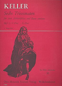 Gottfried (Godfrey) Keller Notenblätter 6 Triosonaten Band 3 (Nr.5-6)