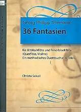 Georg Philipp Telemann Notenblätter 36 Fantasien Band 1 (Nr.1-8)