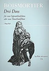 Joseph Bodin de Boismortier Notenblätter 3 Duos