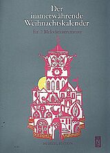  Notenblätter Der immerwährende Weihnachtskalender