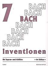 Johann Sebastian Bach Notenblätter 7 Bach-Inventionen