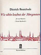 Dieterich Buxtehude Notenblätter Wie schön leuchtet der Morgenstern
