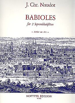 Jacques Christophe Naudot Notenblätter Babioles musikalische Spielsachen