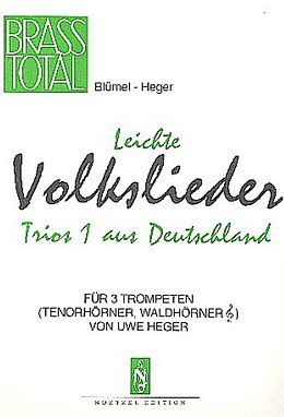  Notenblätter Leichte Volkslieder-Trios aus Deutschland Band 1