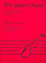  Notenblätter Wir spielen Duette Reihe A Band 3