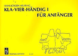 Hans-Jürgen Neuring Notenblätter Kla-Vier-Händig Band 1