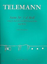 Georg Philipp Telemann Notenblätter Suite Nr.1 d-Moll