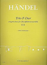 Georg Friedrich Händel Notenblätter Trio F-Dur
