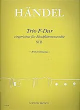 Georg Friedrich Händel Notenblätter Trio F-Dur