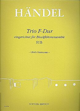Georg Friedrich Händel Notenblätter Trio F-Dur