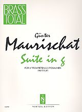 Günter Maurischat Notenblätter Suite g-Moll für 3 Trompeten und