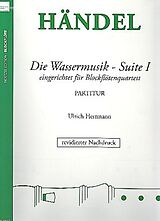 Georg Friedrich Händel Notenblätter Die Wassermusik-Suite Nr.1