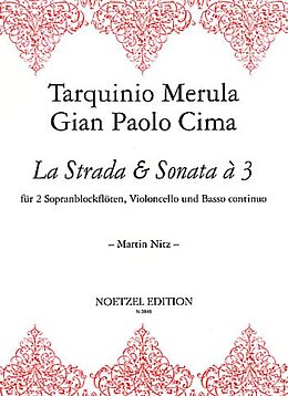 Tarquinio Merula Notenblätter La strada Sonata a 3