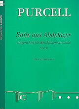 Henry Purcell Notenblätter Suite aus Abdelazer
