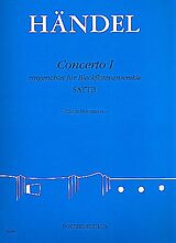Georg Friedrich Händel Notenblätter Concerto Nr.1 für