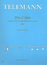 Georg Philipp Telemann Notenblätter Trio C-Dur für 3 Blockflöten (ATB)