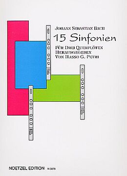 Johann Sebastian Bach Notenblätter 15 Sinfonien