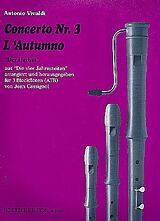 Antonio Vivaldi Notenblätter Concerto Nr.3 Der Herbst aus Die vier Jahreszeiten