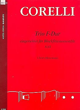 Arcangelo Corelli Notenblätter Trio F-Dur für 3 Blockflöten (AAT)