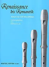  Notenblätter Renaissance bis Romantik