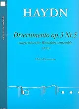 Franz Joseph Haydn Notenblätter Divertimento op.3,5