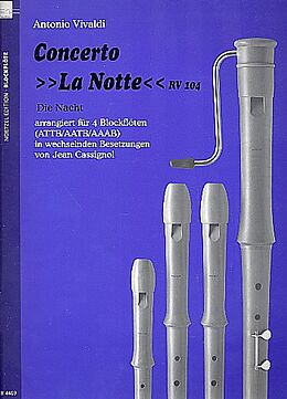 Antonio Vivaldi Notenblätter Concerto - La Notte RV104