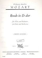 Wolfgang Amadeus Mozart Notenblätter Rondo D-Dur KVAnh.184