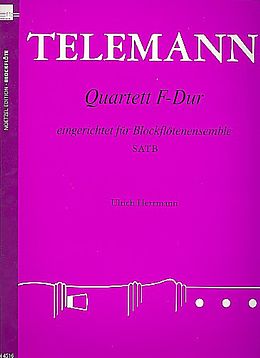 Georg Philipp Telemann Notenblätter Quartett F-Dur