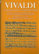 Antonio Vivaldi Notenblätter Konzert G-Dur RV312R