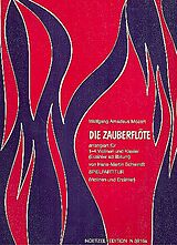 Wolfgang Amadeus Mozart Notenblätter Die Zauberflöte für 1-4