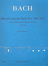 Johann Sebastian Bach Notenblätter Tanzsätze aus der Suite Nr.2 BWV1067