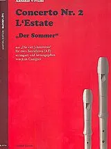 Antonio Vivaldi Notenblätter Der Sommer aus Die 4 Jahreszeiten