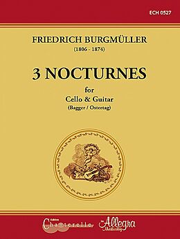 Johann Friedrich Franz (Frédéric) Burgmüller Notenblätter 3 Nocturnes
