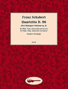 Franz Schubert Notenblätter Quartett D96 op.21