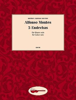 Alfonso Montes Notenblätter 5 Endechas - für Gitarre