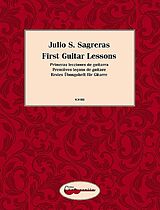Julio S. Sagreras Notenblätter First guitar lessons