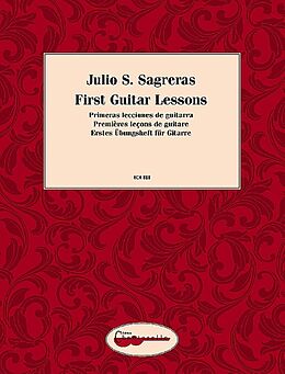 Julio S. Sagreras Notenblätter First guitar lessons