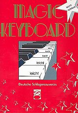  Notenblätter Magic Keyboard - Deutsche Schlager-Souvenirs