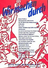  Notenblätter Wir machen durch