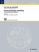 Erwin Schulhoff Notenblätter Das kommunistische Manifest WV100