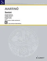 Bohuslav Martinu Notenblätter Sextett