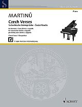 Bohuslav Martinu Notenblätter Czech Verses H 209