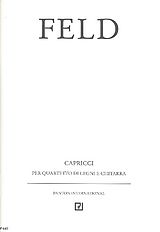 Jindrich Feld Notenblätter Capriccio