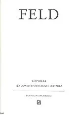 Jindrich Feld Notenblätter Capriccio