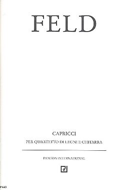 Jindrich Feld Notenblätter Capriccio