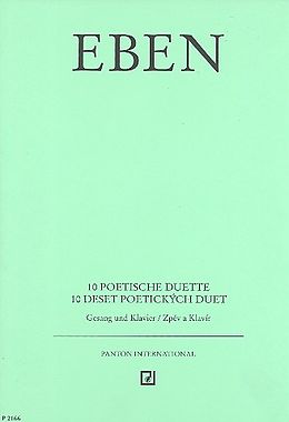 Petr Eben Notenblätter 10 poetische Duette